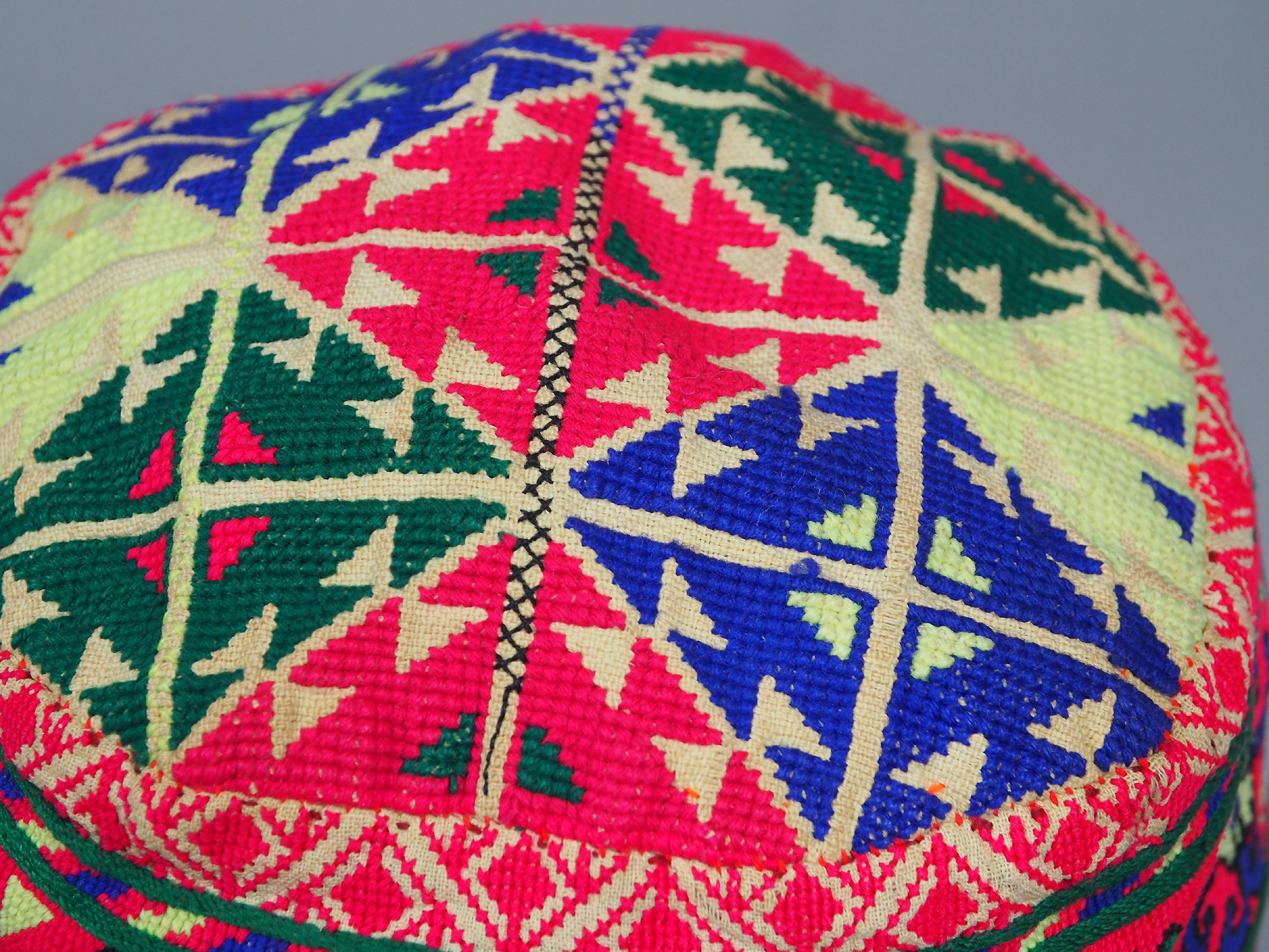 hand embroidered Women’s Caps and Ceremonial Headdress from Gilgit-Baltistan No:21/ O