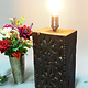 antique wooden table lamp lamp base from Nuristan Afghanistan Swat velly pakistan No:NU4