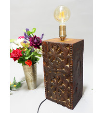 antique wooden table lamp lamp base from Nuristan Afghanistan Swat velly pakistan No:NU4