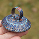 antique enamelled Multan Sindhi Jewellery Ring  carnelian seal stone No:WL21 -E