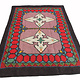 295x213 cm  tribal Nomadic Turkmen nomads Vintage felt rug rug from Afghanistan feltrug carpet shyrdak No-703