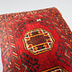 rare Hand knotted Turkmen wedding carpet cushion orient nomad rug seat Bohemian Afghanistan pillow  BS/1