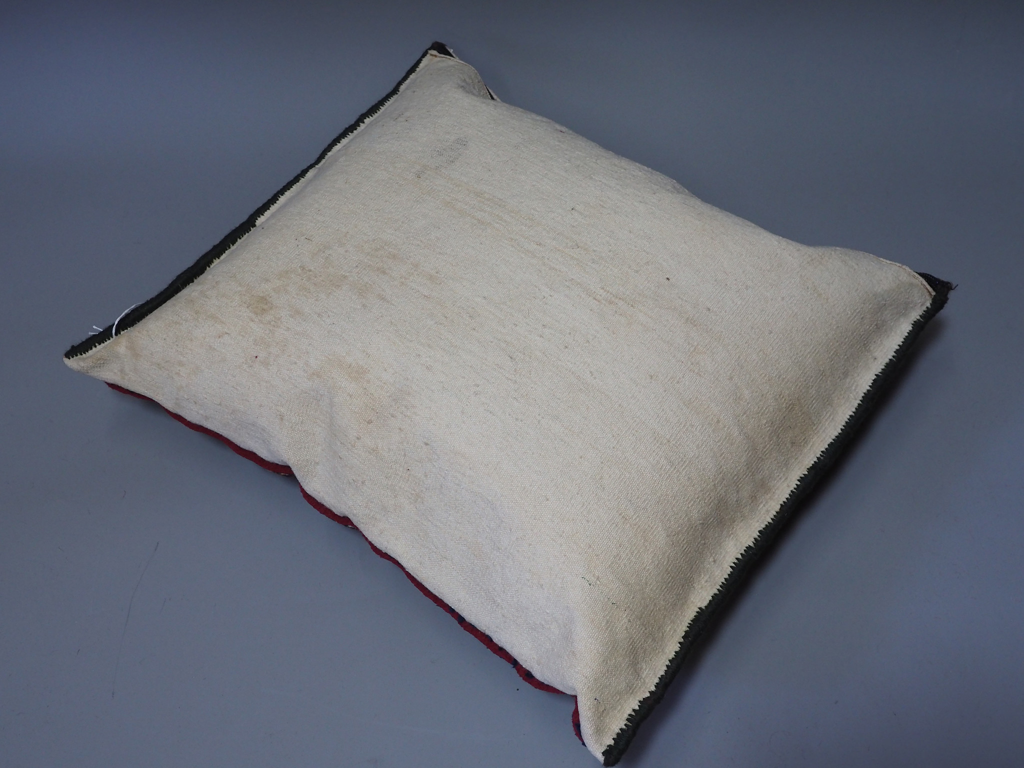 rare Hand knotted Turkmen wedding carpet cushion orient nomad rug seat Bohemian Afghanistan pillow  BS/6