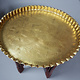 55 cm Antique ottoman orient Islamic  Hammer Engraved Brass table Tea table side table Tray from Afghanistan  No-21/G