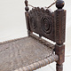 antique 19th century orient vintage cedar wood Chair bed from Nuristan Afghanistan / Swat Valley-Pakistan Charpoi