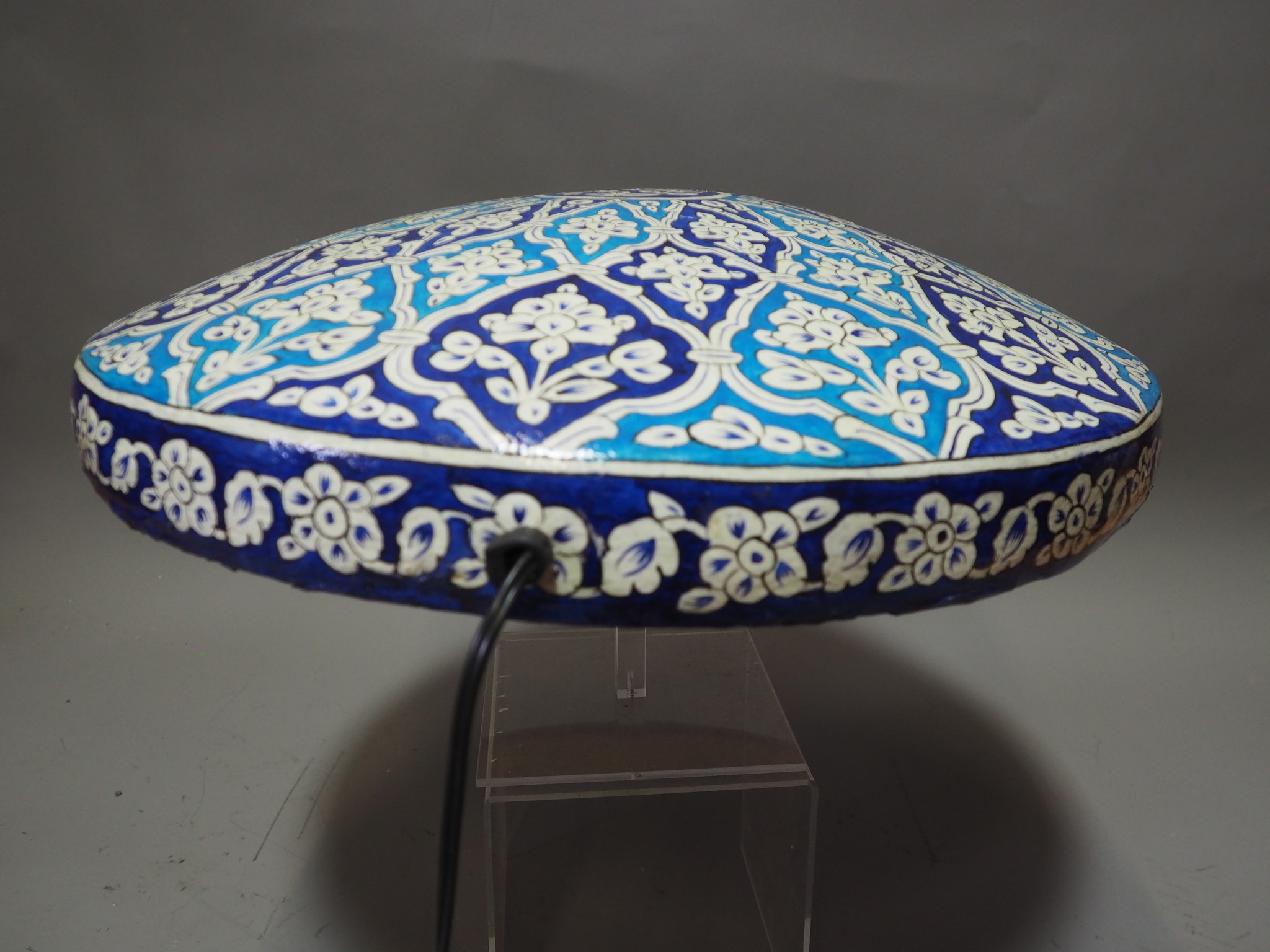 orientalische handbemalte Lampe Kamelleder  Wandlampe  aus Multan Pakistan W/7