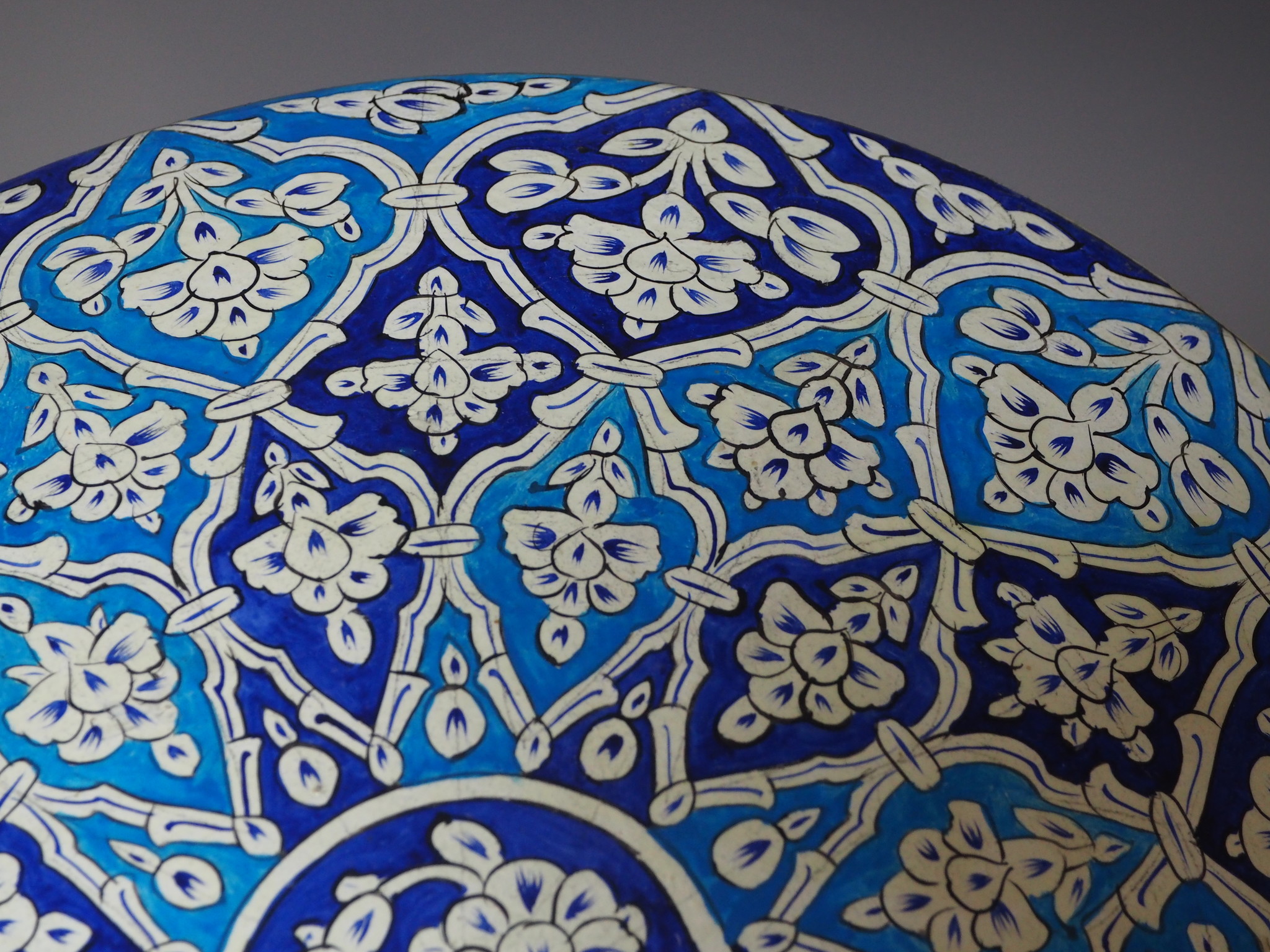 orientalische handbemalte Lampe Kamelleder  Wandlampe  aus Multan Pakistan W/7