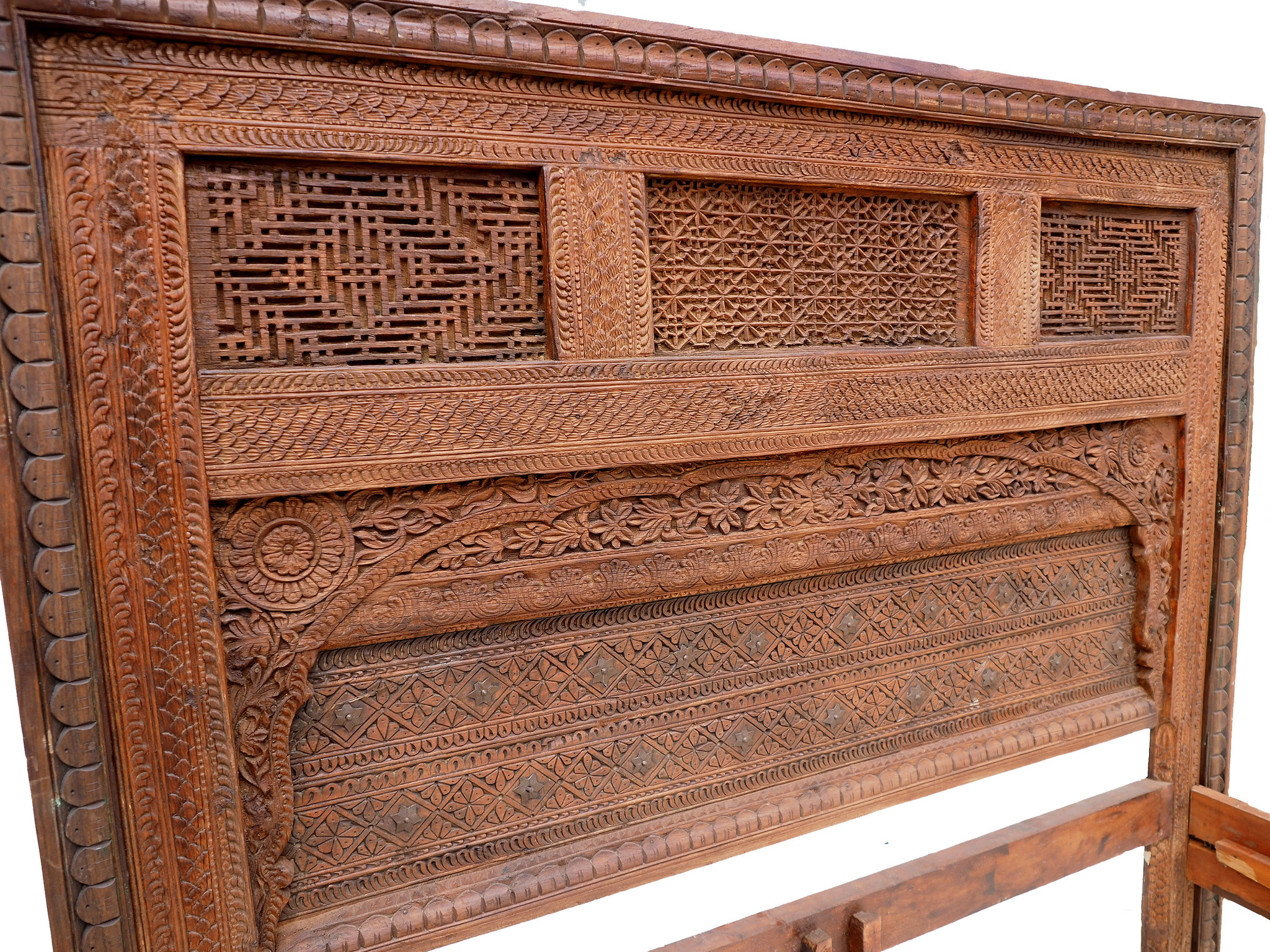 Antique double bed  swat valley No:WL/B