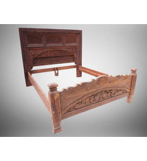 Antique double bed  swat valley No:WL/C