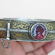 handmade vintage Afghan silver Carneliane and Lapis lazuli cuff Bracelet  Afghanistan No-21/WL