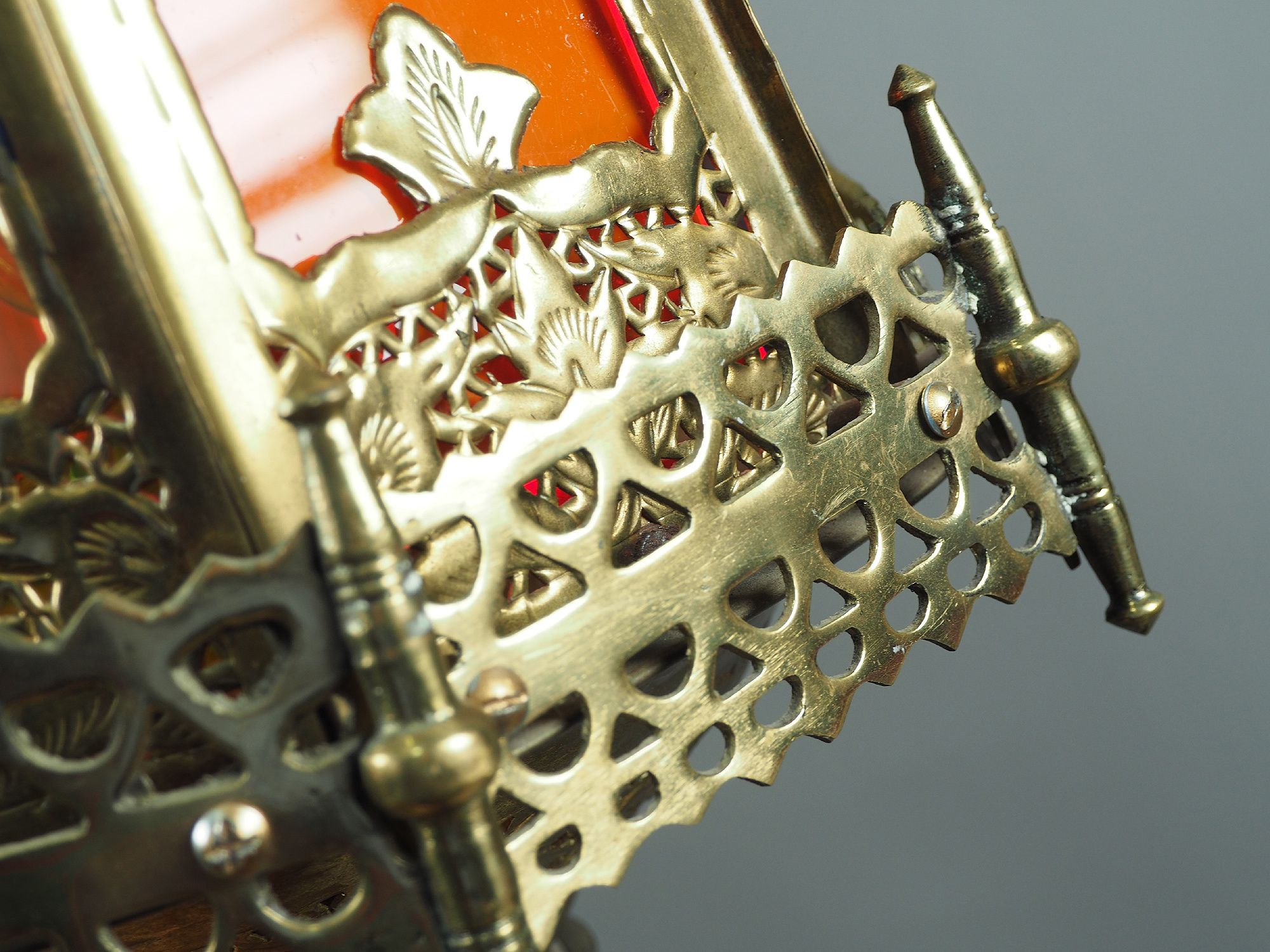 orientalische massiv Messing Decken Hängende Lampe Islamische Decken Lampe Moschee Lampe aus Afghanistan REGENBOGEN