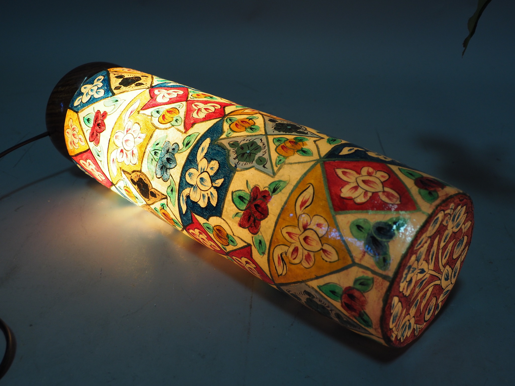 Camel Skin leather  table lamp IT/18