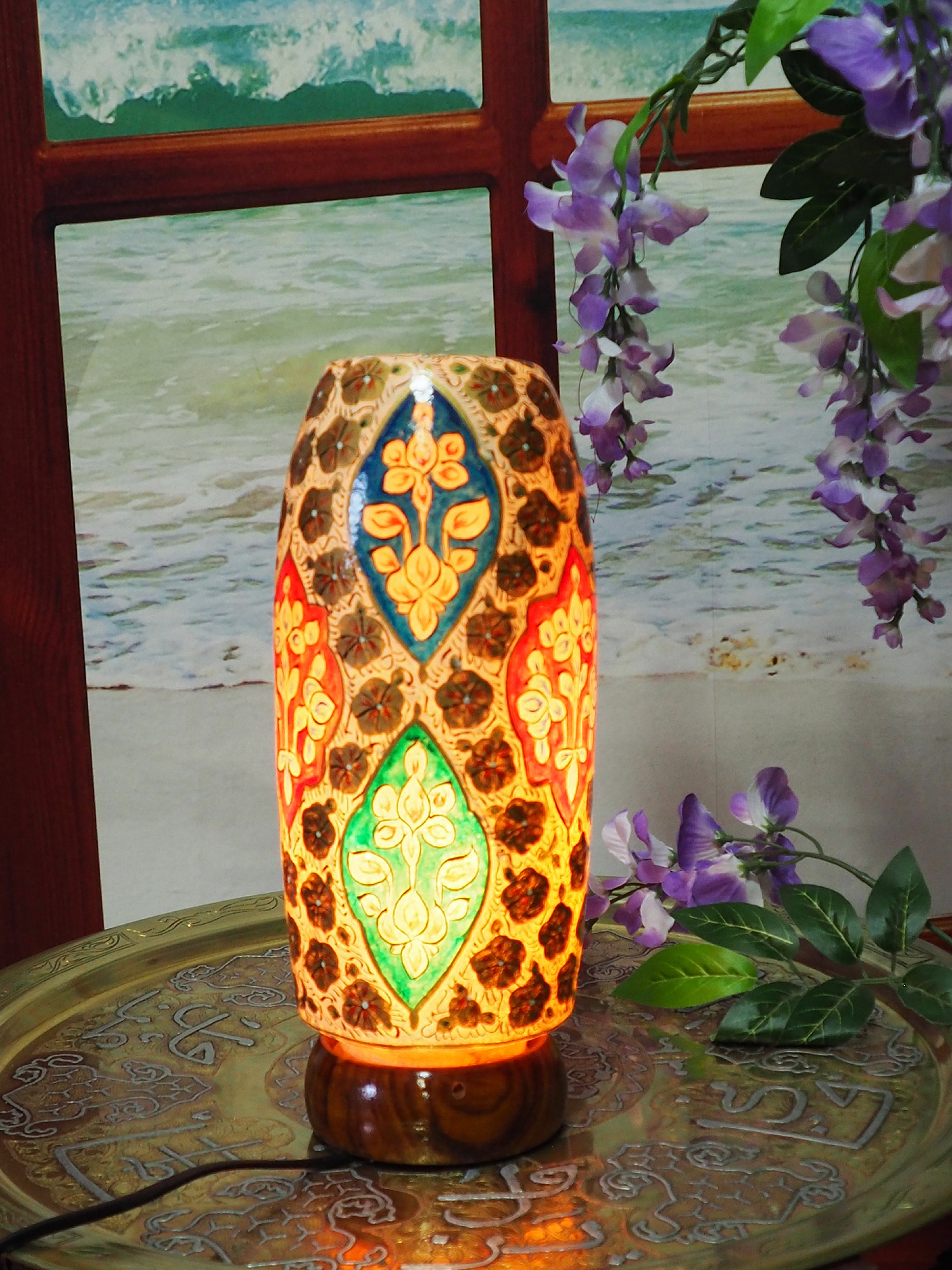 Orient Kamelleder Tischlampe IT/25