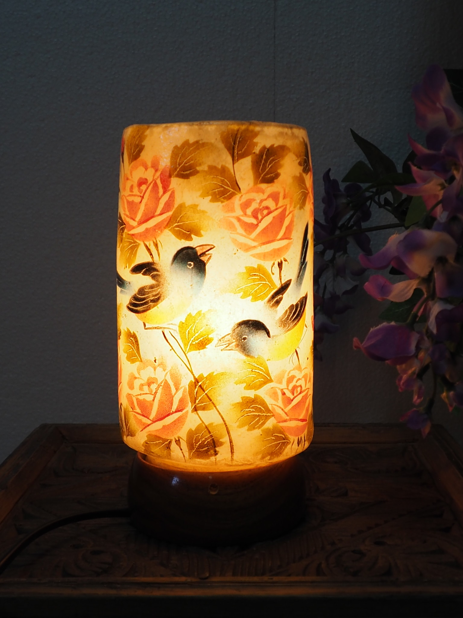 Camel Skin leather  table lamp IT/31