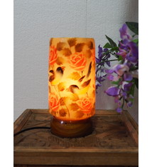 Camel Skin leather  table lamp IT/31