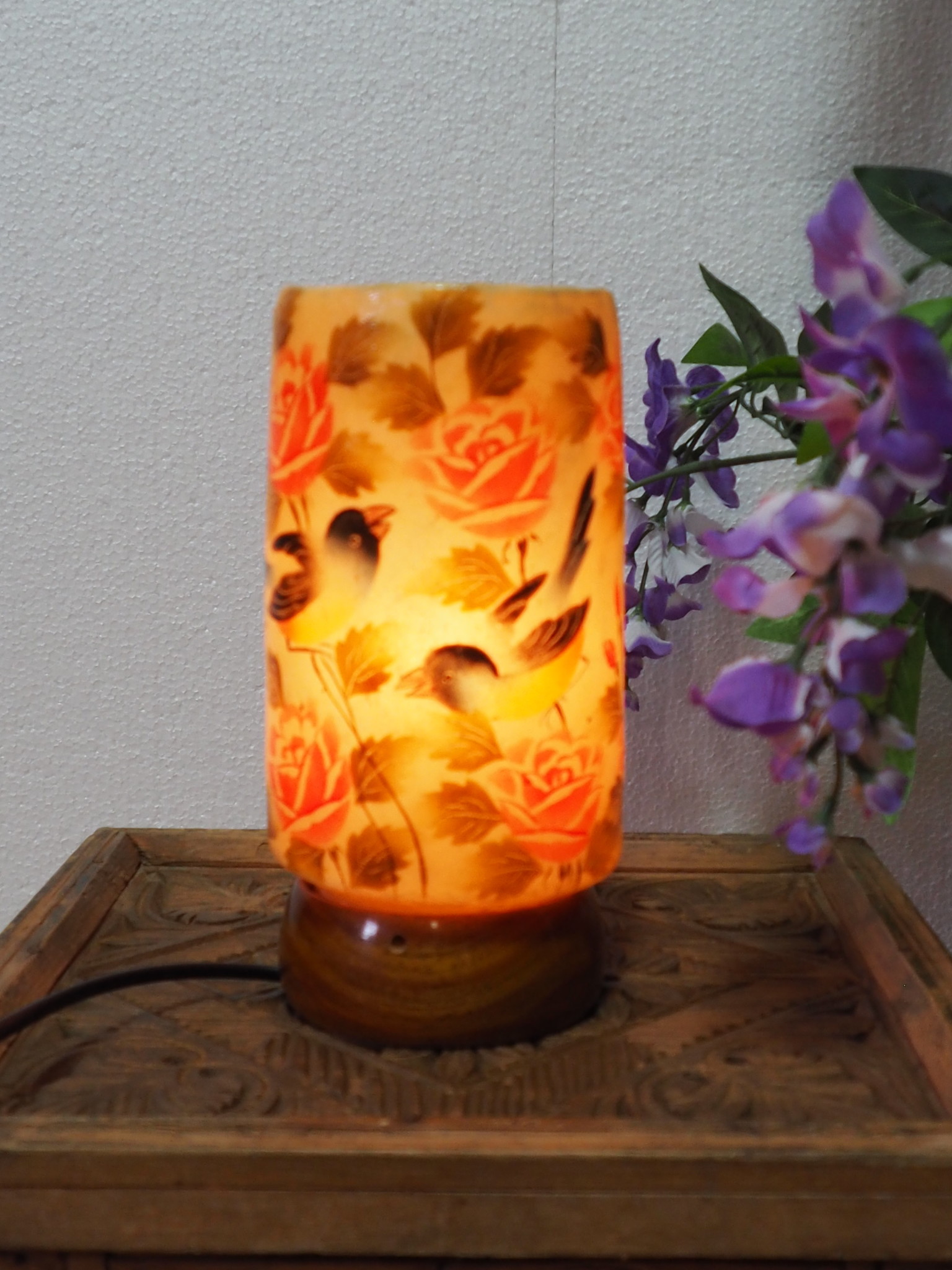 Camel Skin leather  table lamp IT/31