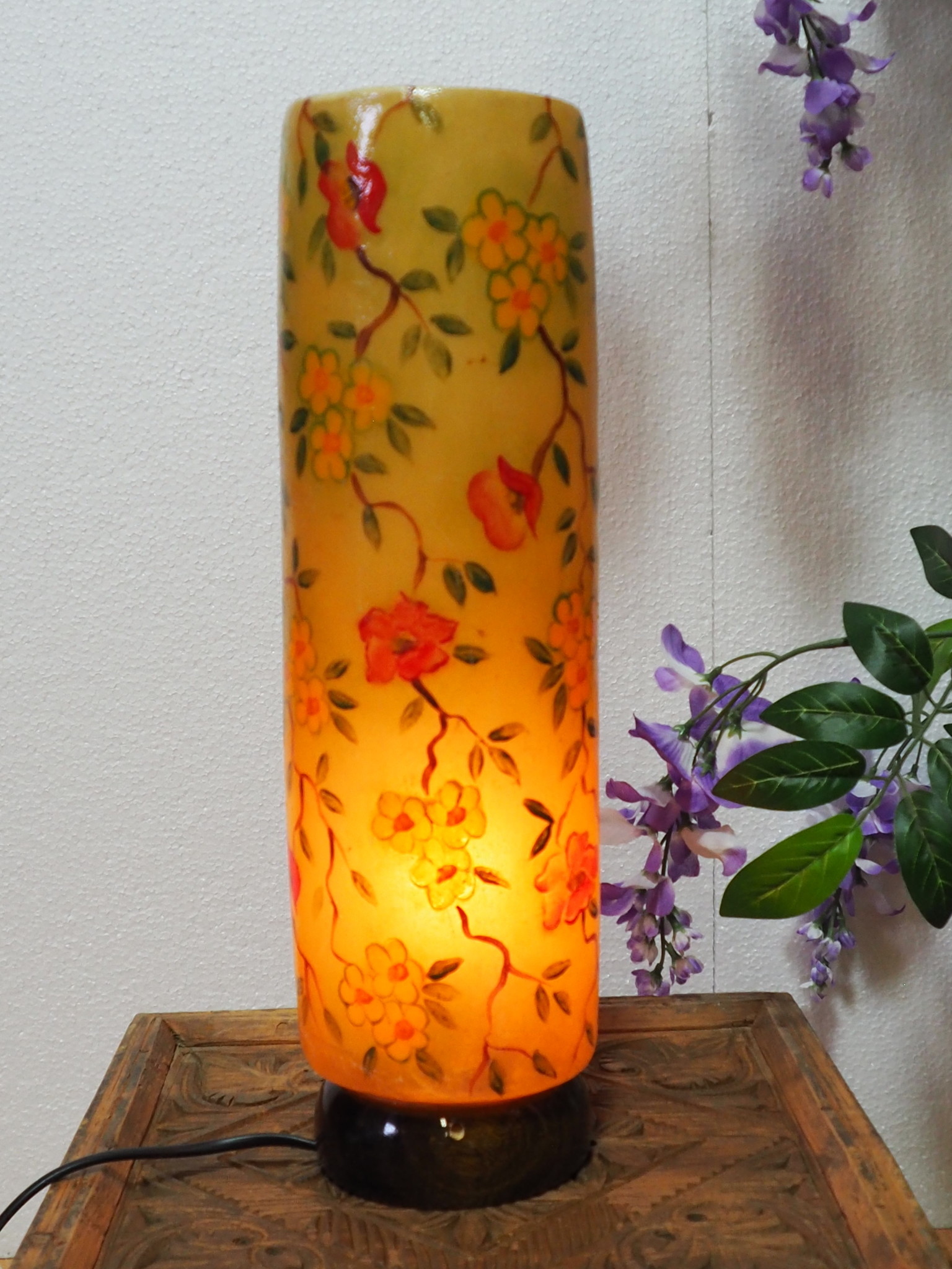 Camel Skin leather  table lamp IT/32