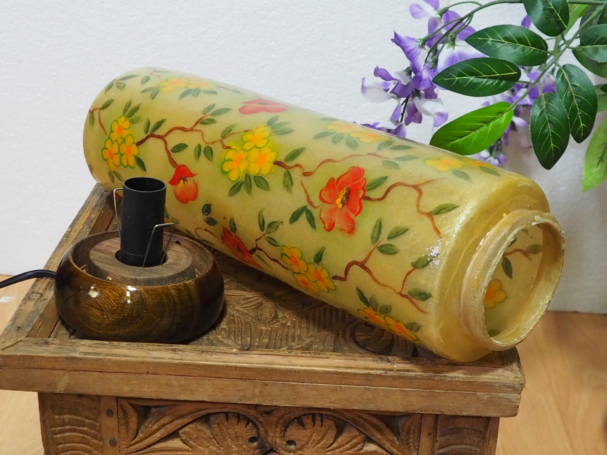 Camel Skin leather  table lamp IT/32