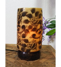 Camel Skin leather  table lamp IT/37