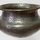 Antique Engraved Large islamic Tinned Copper  Bowl, 18/19th C. from Afghanistan tas No:21A