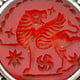 Turkmenische Karneol Siegel Ring  Nr: 465
