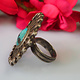 Afghan Ring  turquoise stone No:474