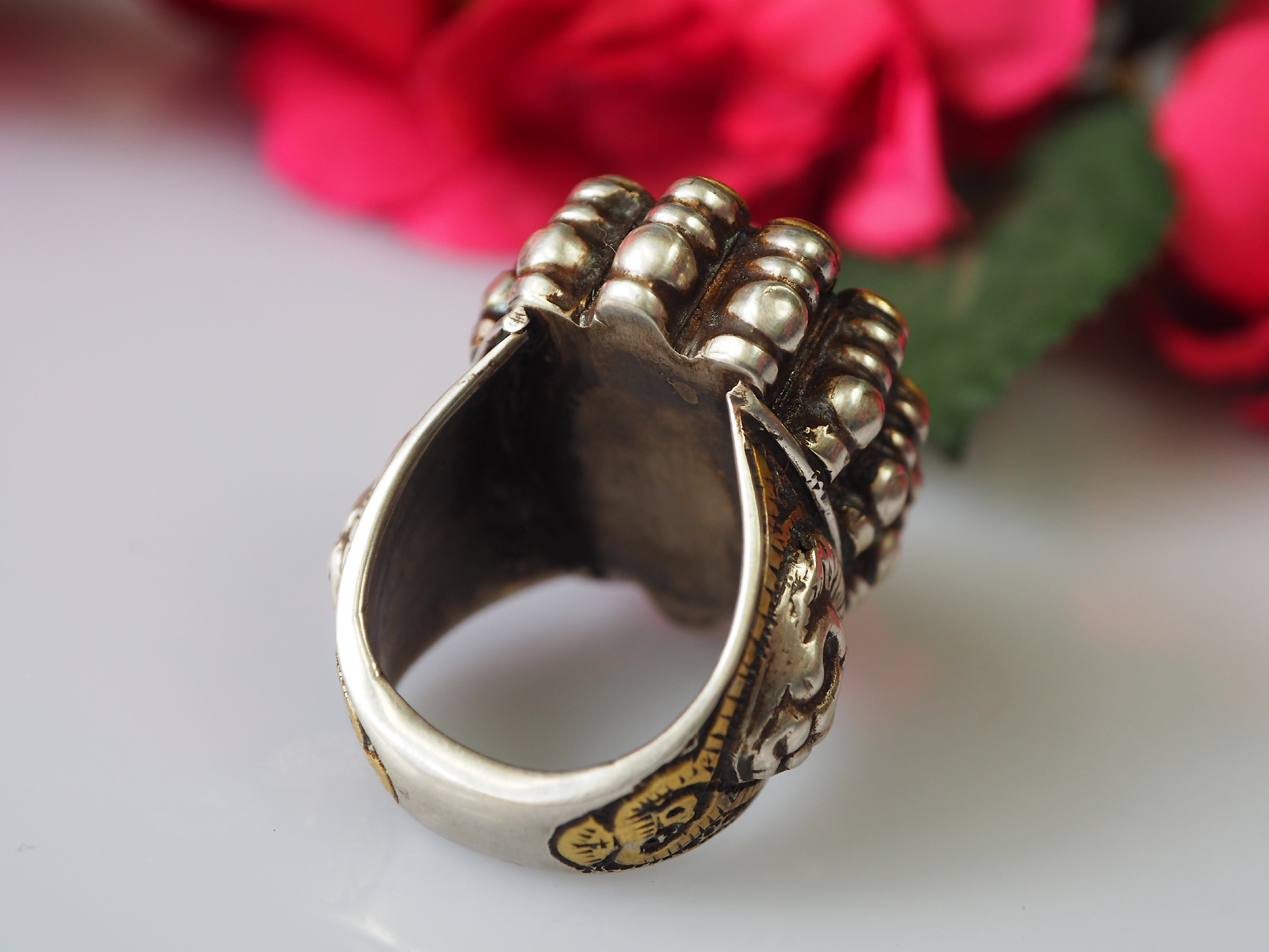 Turkmen Ring  Carnelian  seal stone No: 476