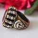 Turkmenische   Karneol Siegel Ring  Nr: 476