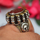 Turkmen Ring  Carnelian  seal stone No: 476