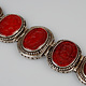 Afghan silver Carneliane Bracelet Link Bracelet Afghanistan No-WL/C