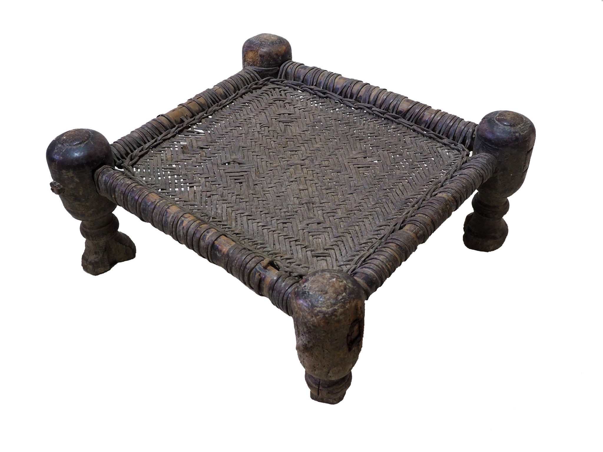 45x45 cm Antique Nuristan Chair  stool  No:NUR21-D