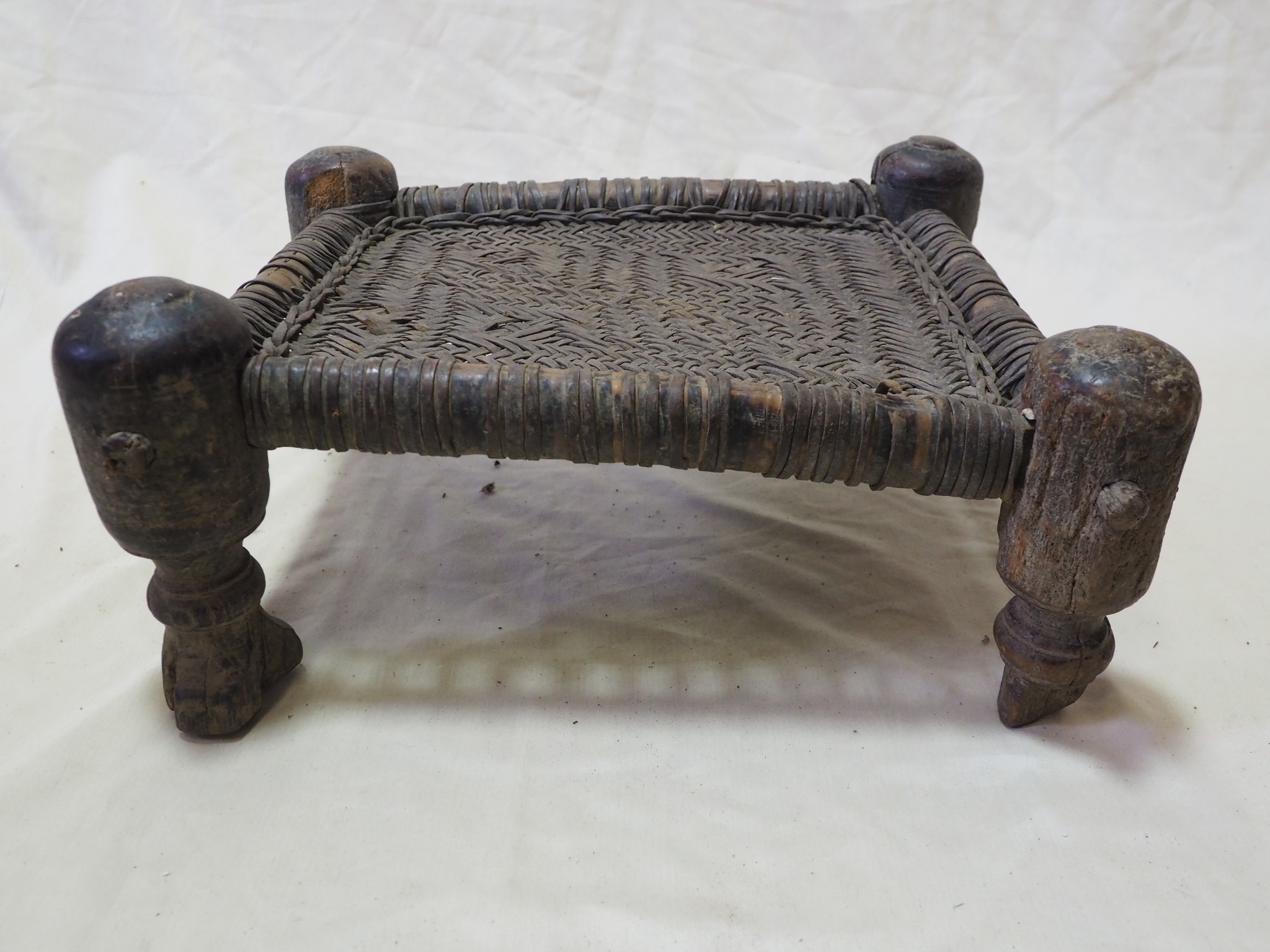 45x45 cm Antique Nuristan Chair  stool  No:NUR21-D