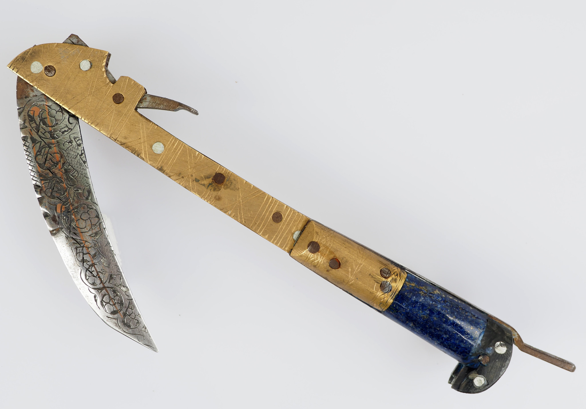 27 cm Messer Dolch choora dagger lohar Khybe messer Klappsense  Sense aus Afghanistan Pakistan Nr:21G