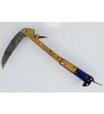 28 cm Knife Islamic scythe Short sword Dagger choora Pesh kabze  lohar Knife Khyber sickle Pick lapis  handle afghanistan pakistan : 21/H
