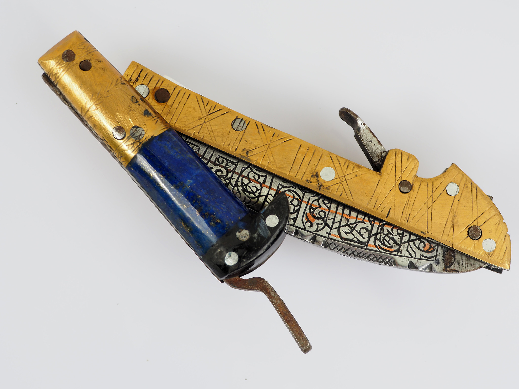 28 cm Messer Dolch choora dagger lohar Khybe messer Klappsense  Sense aus Afghanistan Pakistan Nr:21H