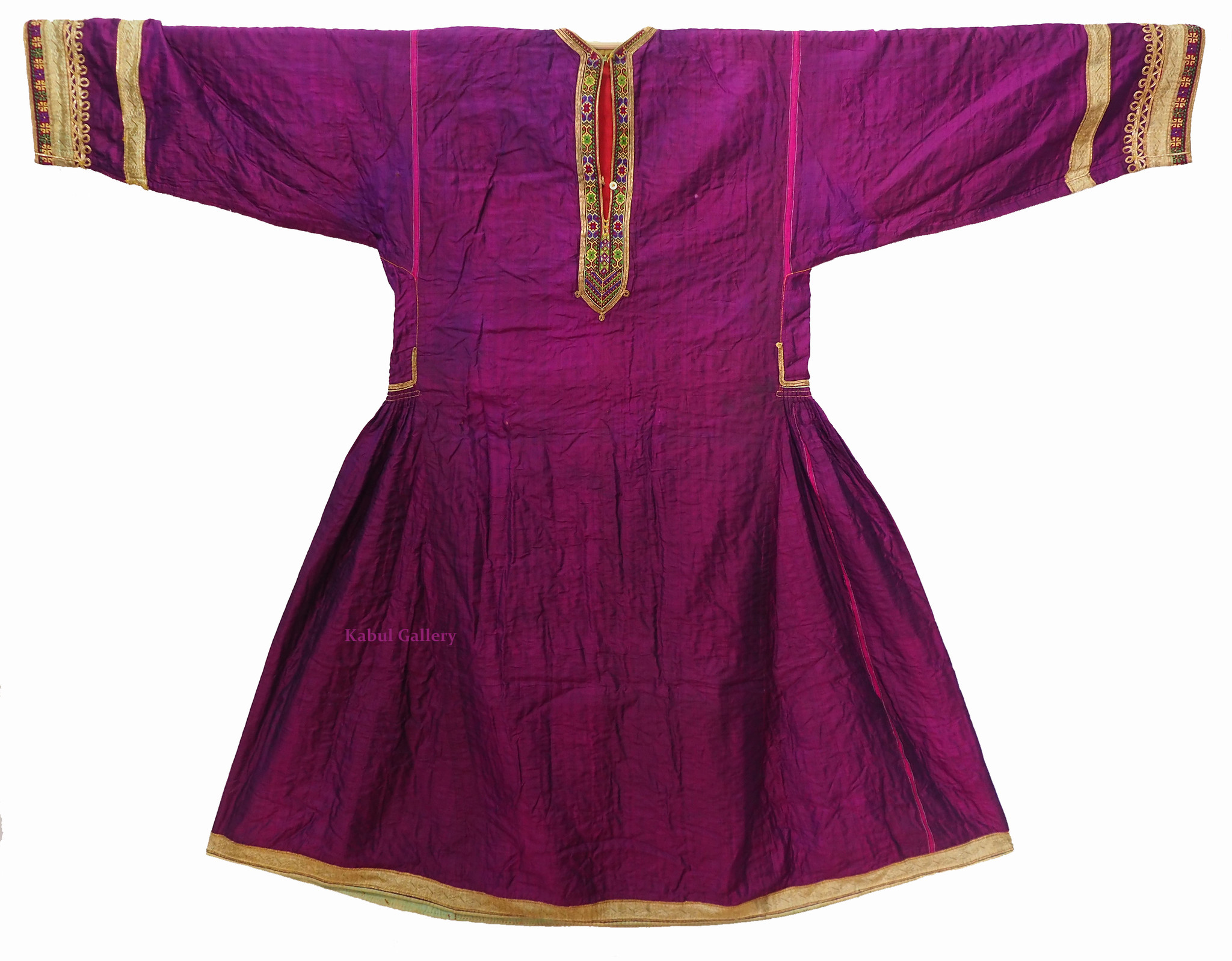 antik Hazara Bamiyan Tracht  violett  21/7