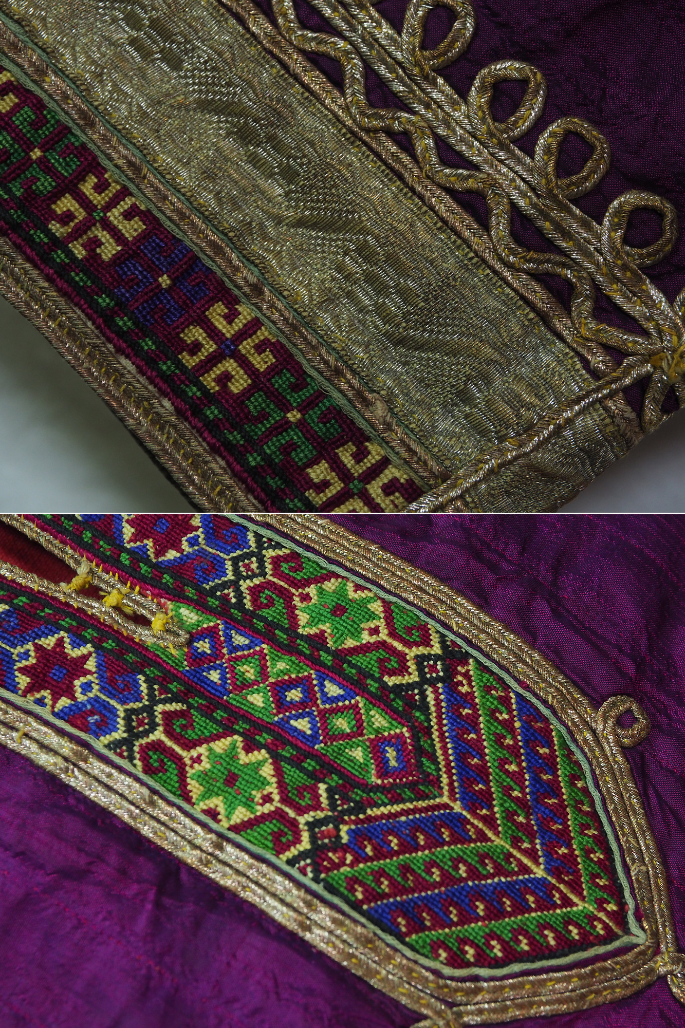 antik Hazara Bamiyan Tracht  violett  21/7