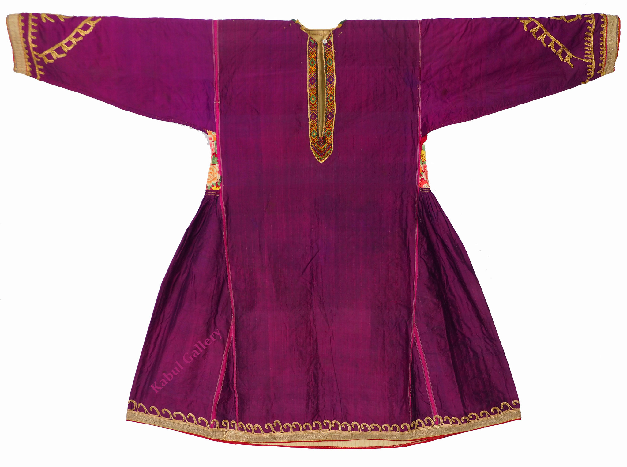 antik Hazara Bamiyan Tracht  violett  21/8