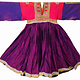 antik Nomaden kuchi Tracht  violett  21/9