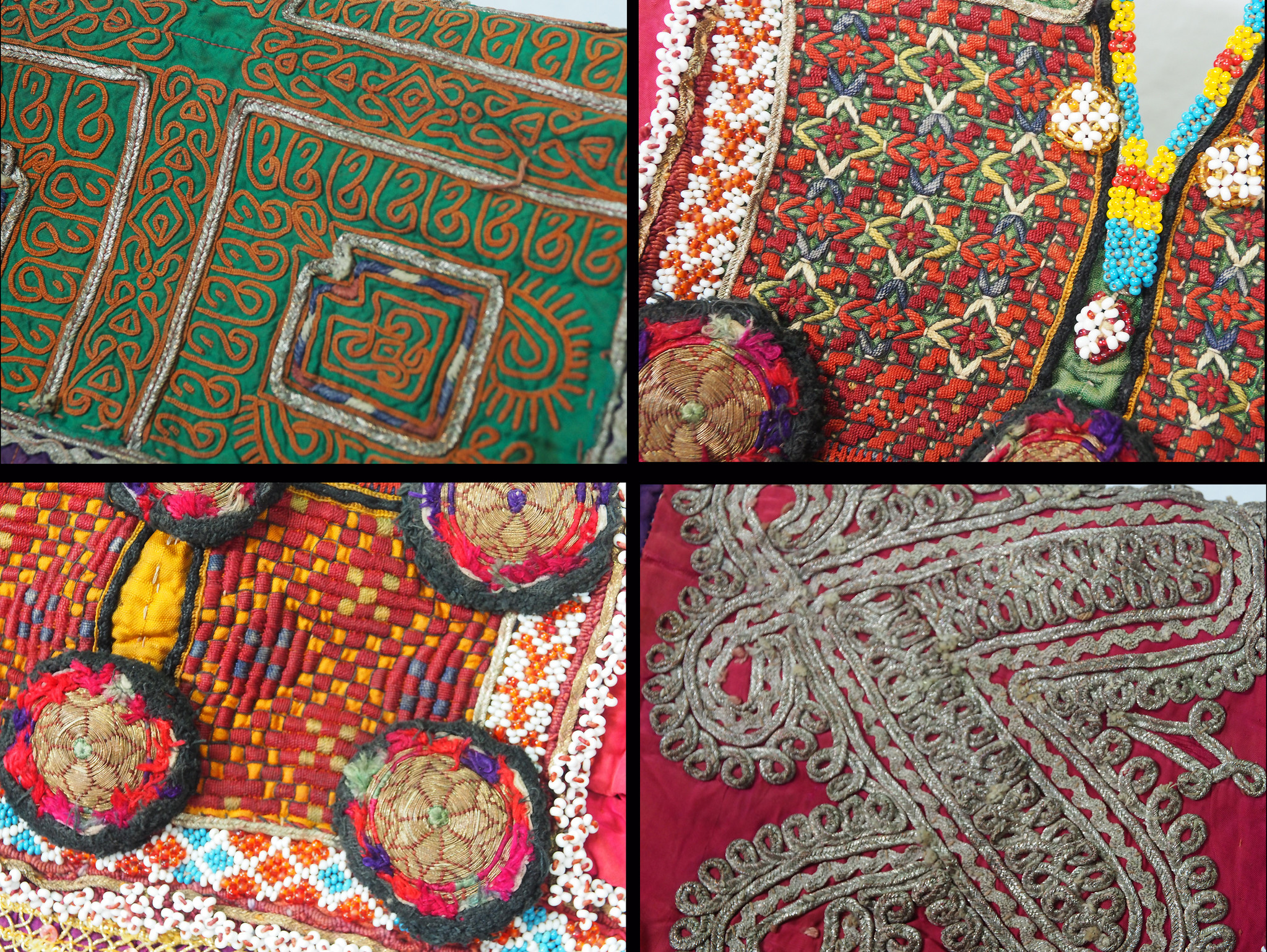 antik Nomaden kuchi Tracht  violett  21/9