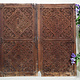 antik orient Massiv Holz Haustür Tür zimmertür Afghanistan Nuristan 19 Jh.