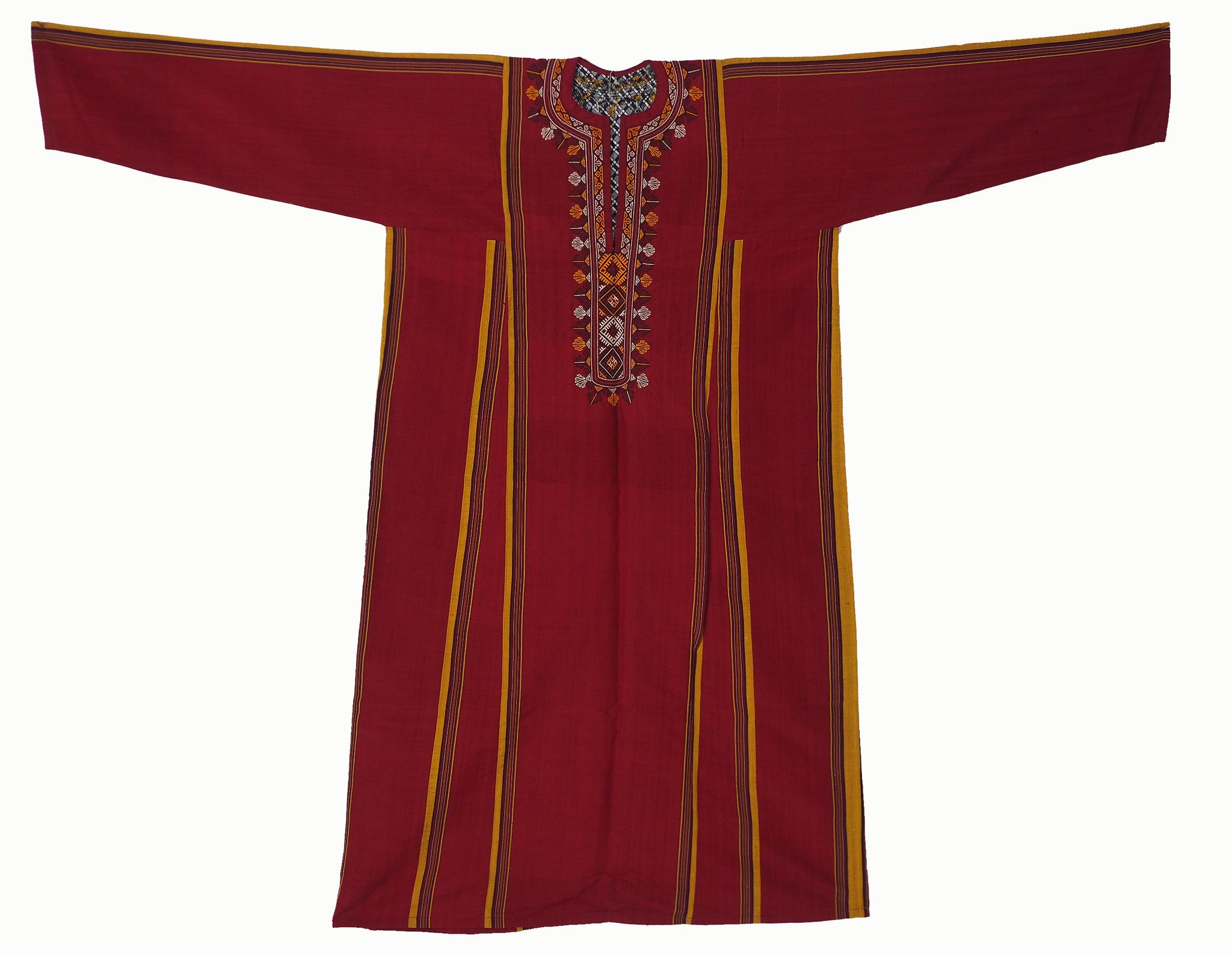hand embroidered nomadic Turkmen Uzbek Afghan Ethnic  silk dress   No-21/11