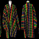 hand embroidered nomadic  Uzbek velvet Ethnic  silk dress   No-21/10