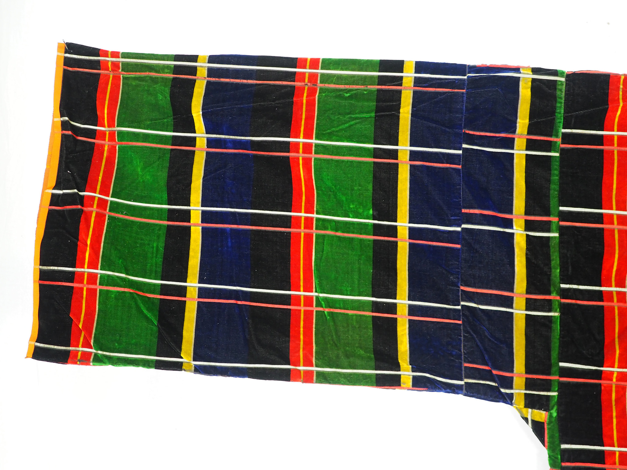 hand embroidered nomadic  Uzbek velvet Ethnic  silk dress   No-21/10