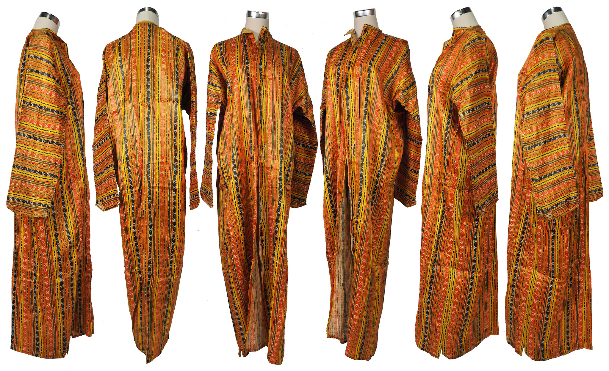 antique Persian Ethnic silk Chapan coat Chirpy  No-21/12