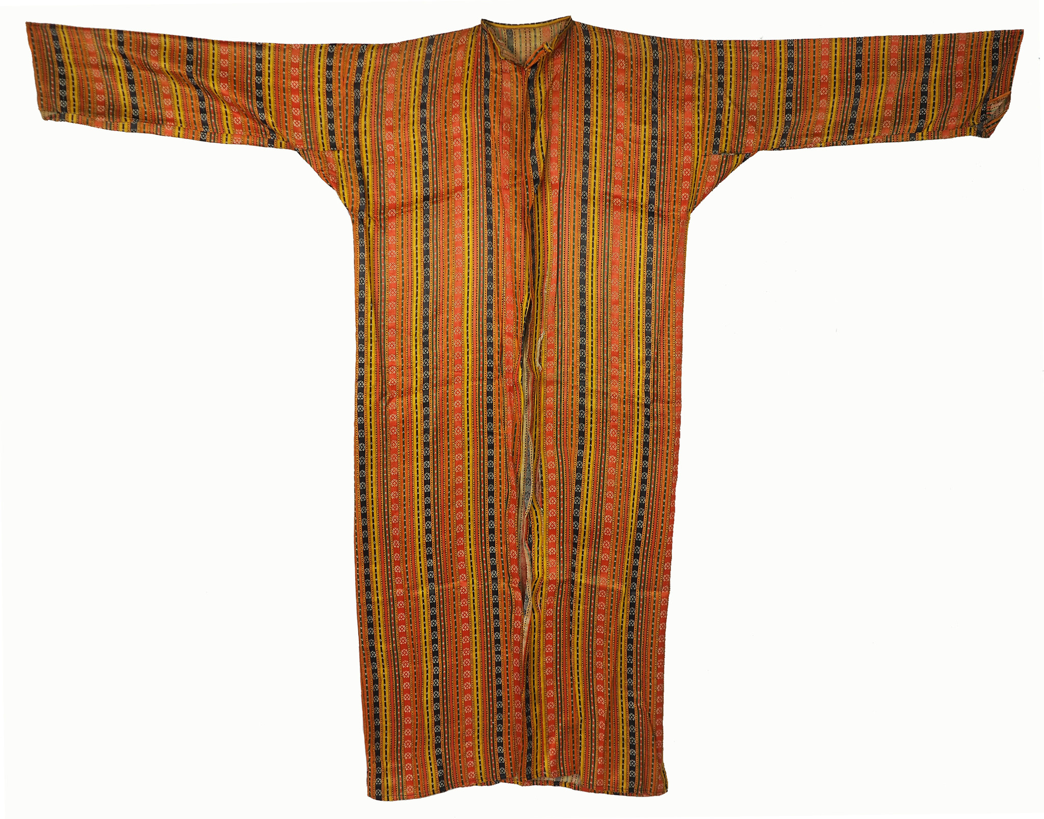 antique Persian Ethnic silk Chapan coat Chirpy  No-21/12