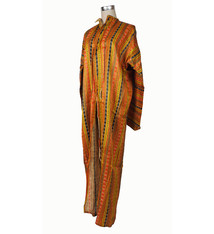 antique Persian Ethnic silk Chapan coat Chirpy  No-21/12