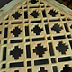 100x80 cm Afghan massiv holz Gitter Maschrabiyya