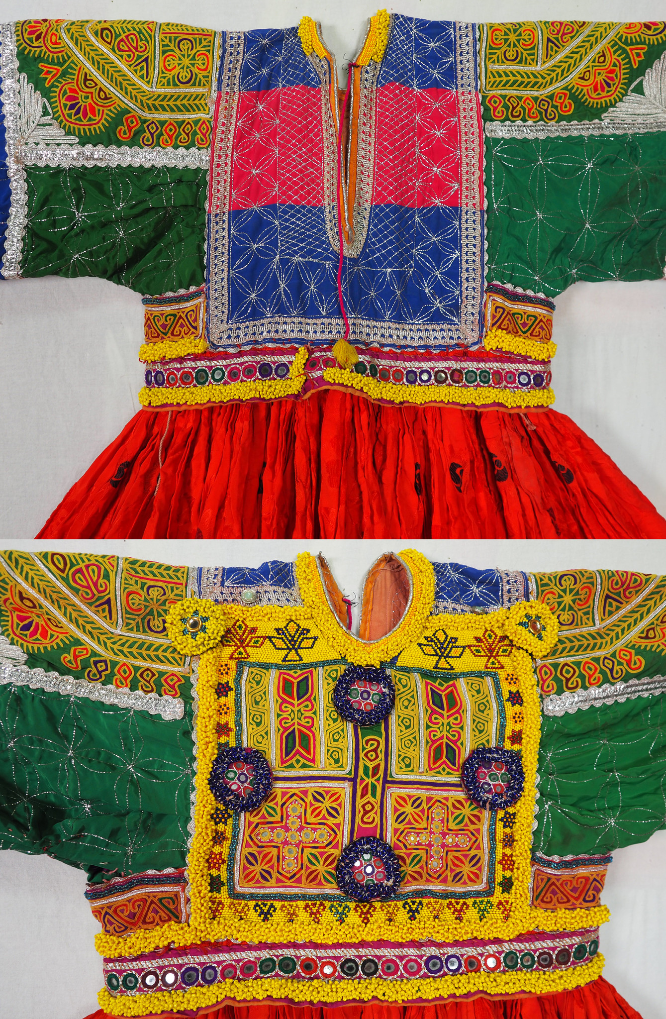 vintage hand embroidered nomadic Kuchi Ethnic dress from Afghanistan No-WL21-4