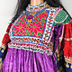 vintage hand embroidered nomadic Kuchi Ethnic dress from Afghanistan No-WL21-5